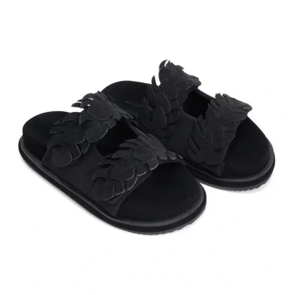 Farm Rio Mini Monstera Anatomical Slide Sandals - Picture 1 of 7